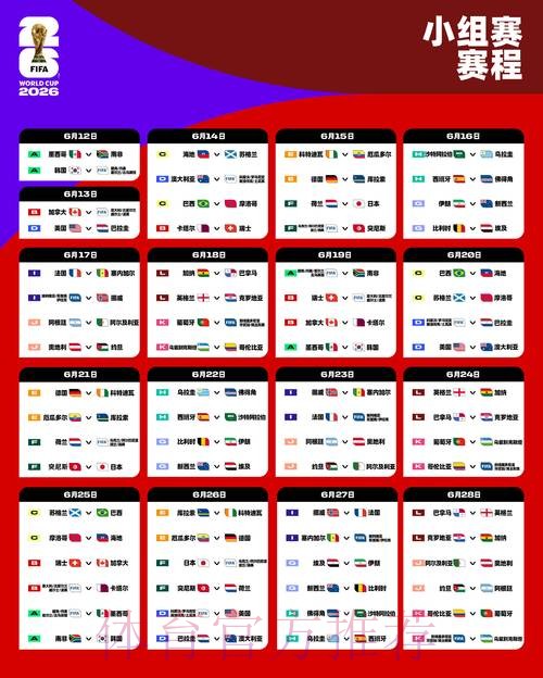 2026世界杯赛程完整版观看指南官网入口 2026世界杯赛程完整版观看指南官网入口